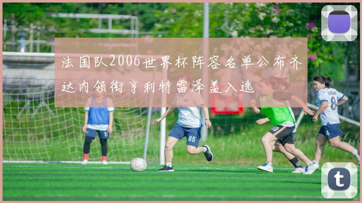 法国队2006世界杯阵容名单公布齐达内领衔亨利特雷泽盖入选