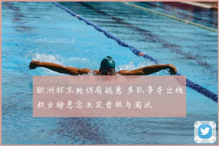 欧洲杯末轮仍有战意 多队争夺出线积分榜悬念决定晋级与淘汰